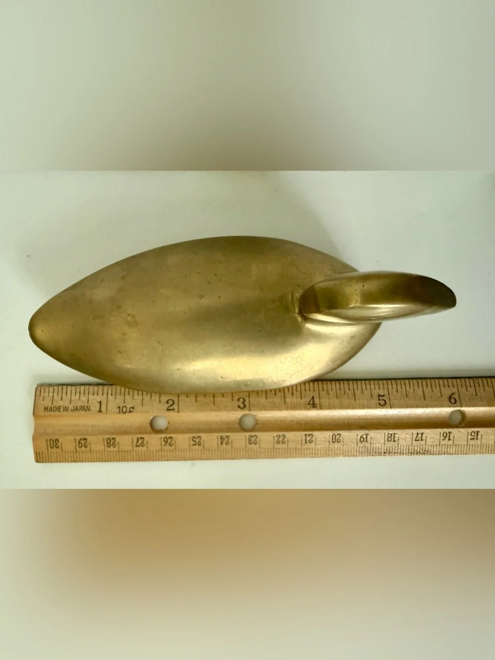 Vintage Small Solid Brass Duck Windcurrent Collection Dover Delaware USA
